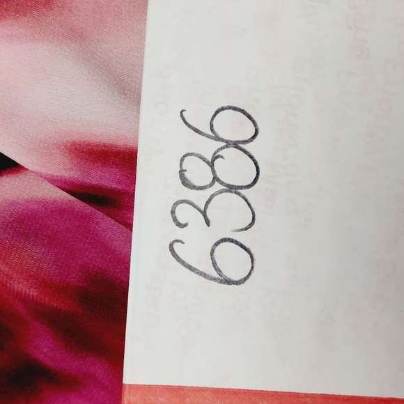 Jennifer Lopez Black Pink Floral Fold Over 3/4 Sleeve Midi Dress P6386 - Picture 8 of 8